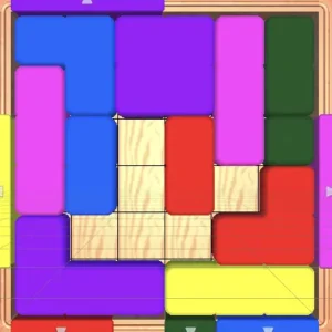 Color Block Jam Wood Block 180 lvl
